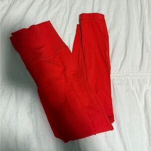 Vibrant Red Leggings